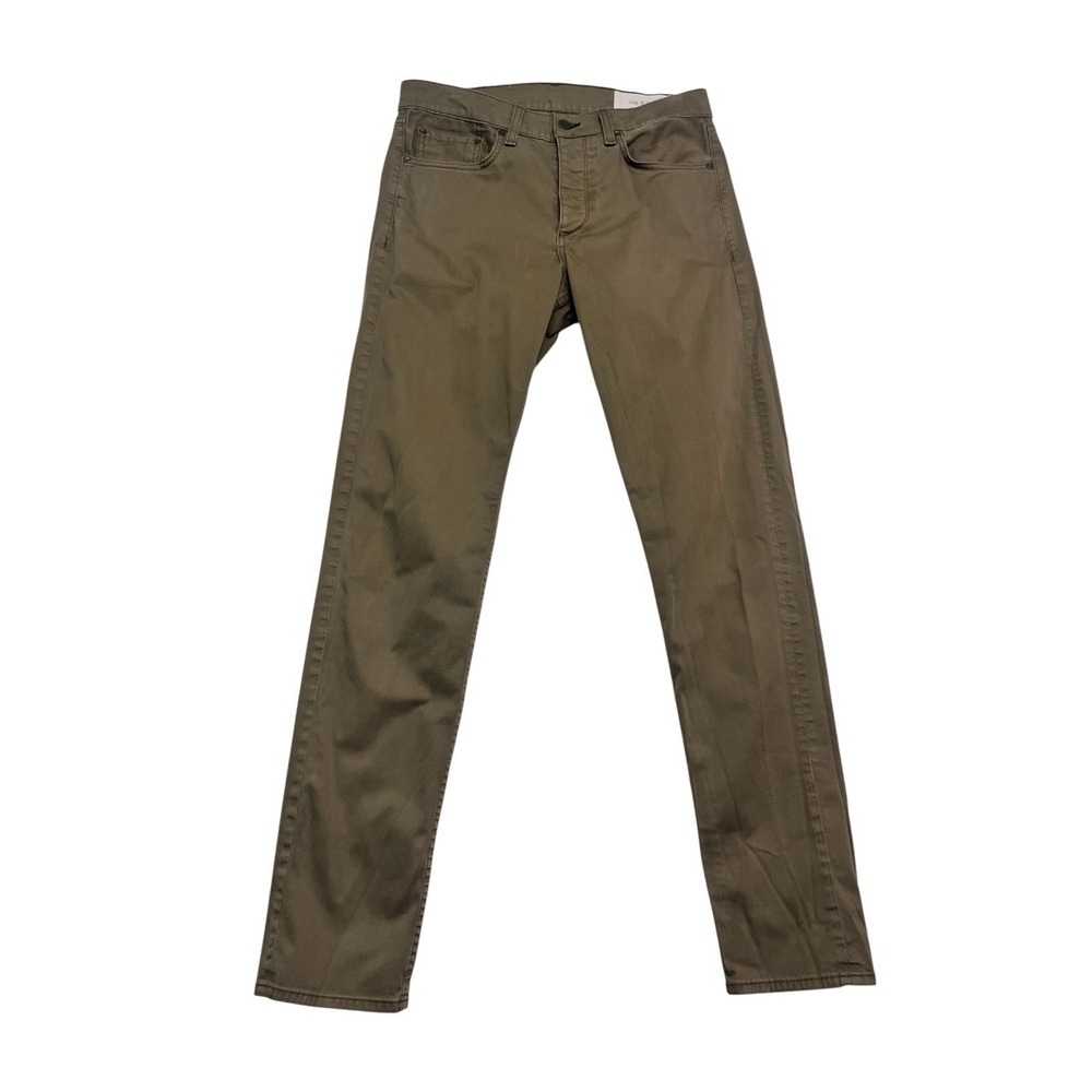 rag & bone 31x32 Standard Issue Pants‎ Army Green Slim Fit 2 Stretch Chino USA